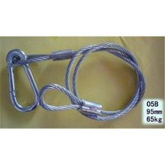 China tic Coated Steel Wire Safety Rope Lighting Hook supplier