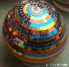China Color disco Mirror ball supplier